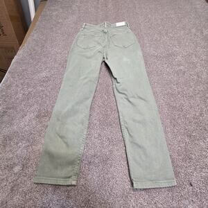 Trendy Preppy Lifestyle Chinos Hollister ultra high rise mom jeans sz 1r 25/27
